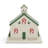Spode Christmas Tree Led School House 5.5"