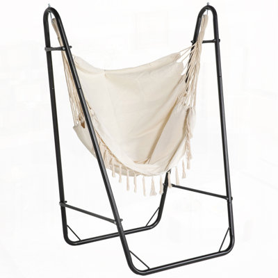 Patio Hammock Chair with U Shape Stand