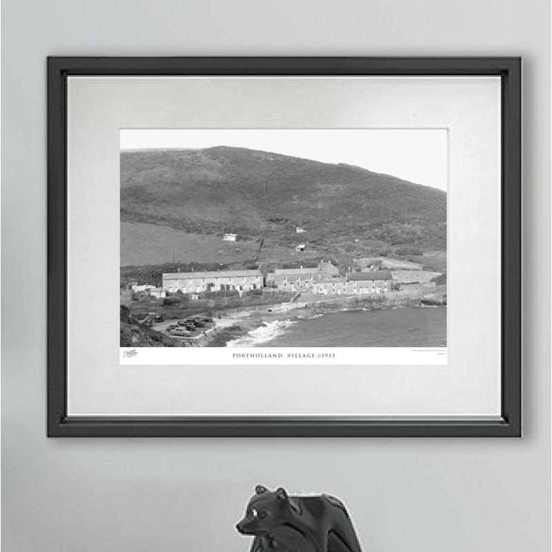Portholland, Village C1955 - Single Picture Frame Print, 45cm H x 60cm W x 2.3cm D
