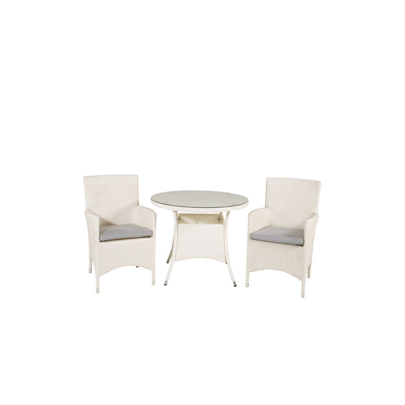 Mitul 2 - Person Patio Dining Set with Round Table