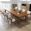 Table de conférence moderne en bois massif minimaliste avec pieds en forme de H-587055318