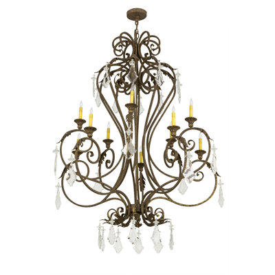 Lustre 10 lumières l 48 po Josephine