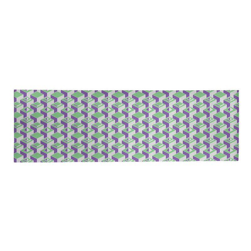 Chenille Geometric Indoor Rug, Runner 2'5" x 8'