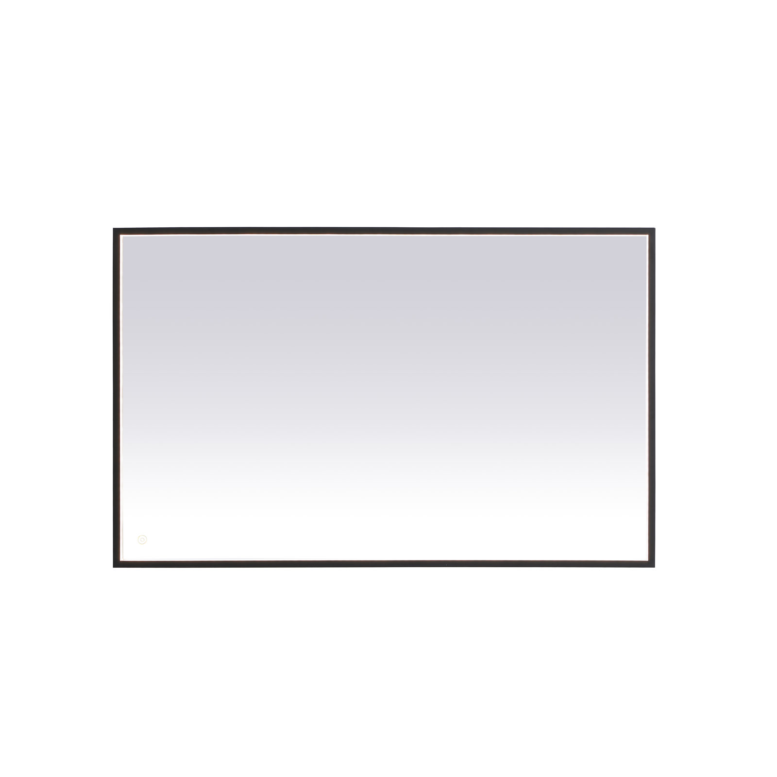 Piche Aluminum Mirror, Black, 30" x 48"