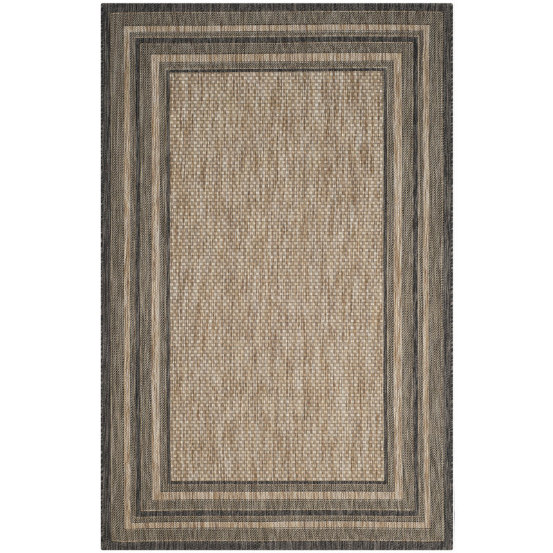Tapis intérieur / extérieur à motif géométrique Sayde Performance, Rectangle 2 pi 7 po x 5 pi