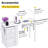 Foldable Manicure Table with Wrist Cushion and Dust Collector Portable Nail Desk Station for Home and Professional Use-683821586