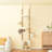 92.9" - 102.4" Floor To Ceiling Adjustable Height Cat Tree Tower-1056870083