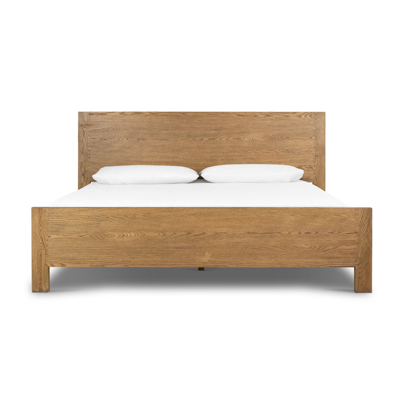 Lit plateforme en bois massif Jesse, Roi