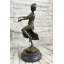 Statue de sculpture Hawaiian Hula Dancer Topless Girl Semi Nude par Eichler