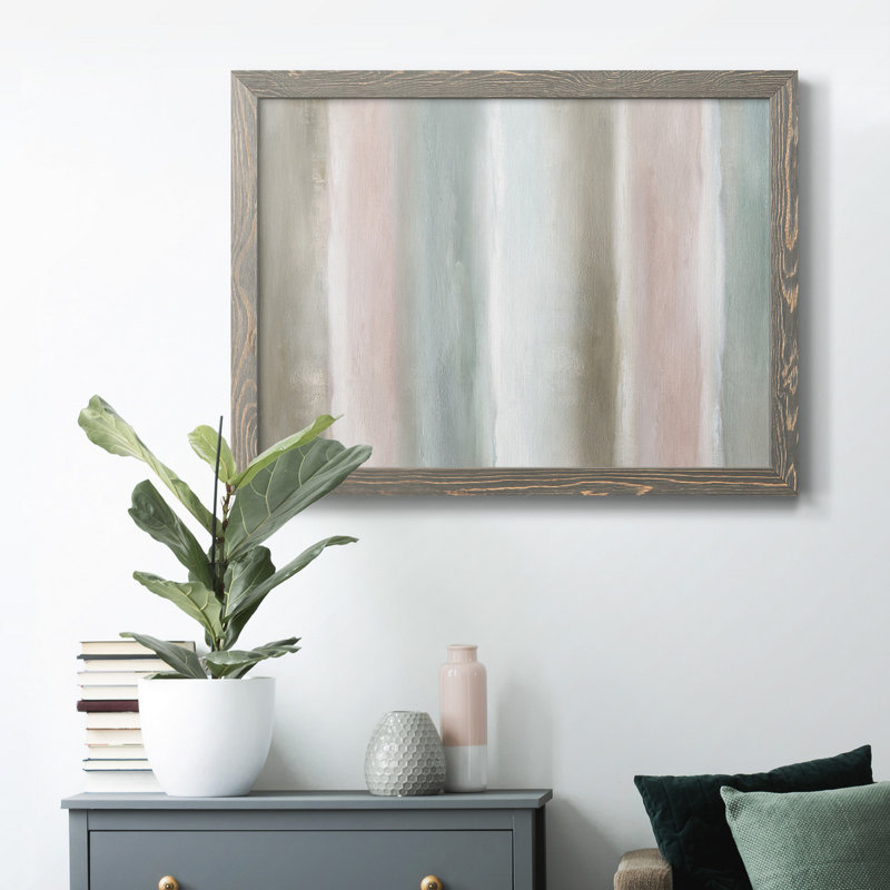 Rainbow Sherbert - reproduction d'art sur toile, H 20 po x l 24 po x P 1 po, Gris