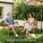 Arbora Lounge Chair Set of 2 (Part 2 of 2) - Wood Outdoor Seating with Double-String Woven Back & Deep Seating