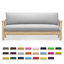 Housse pour canapé-lit réversible en tissu de polyester réversible avec fermeture à glissière 3 côtés-96484500-87758521