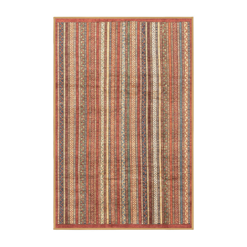 Abstract Indoor Rug, Rectangle 4' x 6'