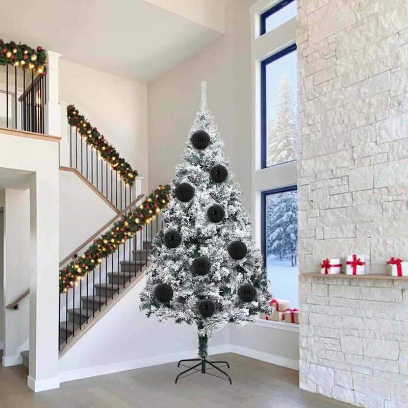 Christmas Bauble Set 3 pcs XXL, Black