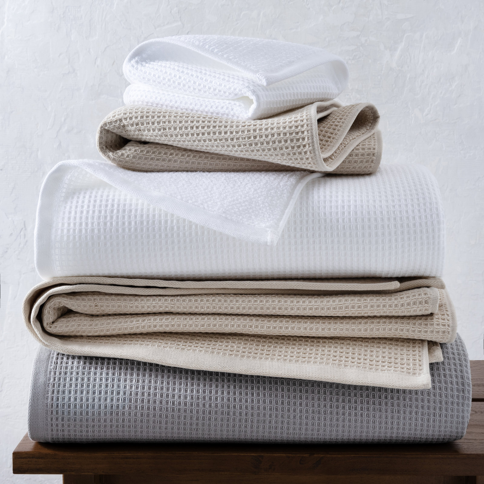 Canal Cotton Hand Towel, Gray