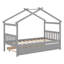 Lit en bois avec couchette-732680304
