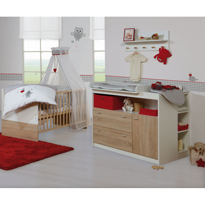 Gabriella Convertible 2 -Piece Nursery Furniture Set, Wide (H 98cm x W 117cm x D 75cm)