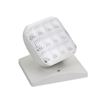 Tête de télécommande intérieure DEL - 1,2 W - 120/277 V CA - Finition blanche - Accessoire d'éclairage de secours réglable