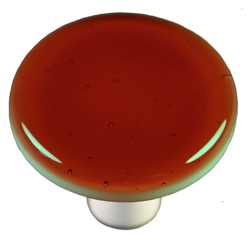 Poignée champignon de 1,5 po de diamètre Solids, Aluminium, Corail coucher de soleil