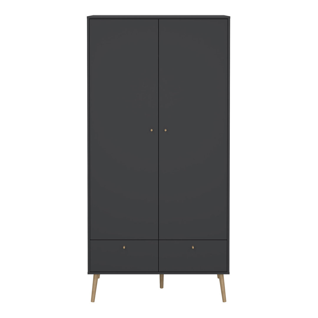 2 Door Manufactured Wood Wardrobe