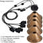 5 - Light Brushed Copper Cone Pendant-1451359437
