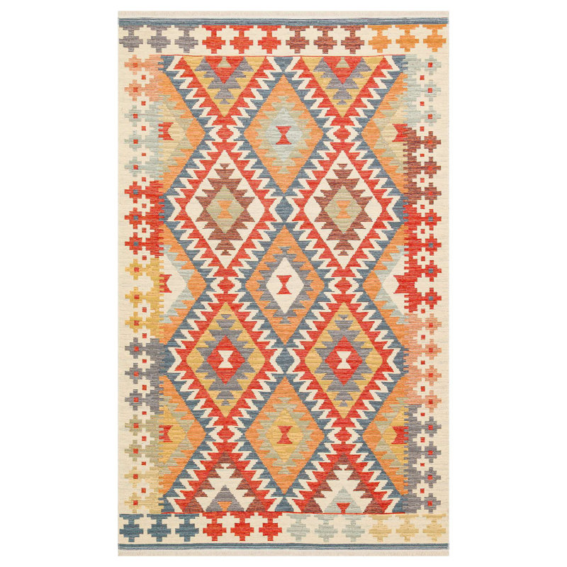 Premium Flatweave Carpet, 2.6 x 9.8 Feet, 100% Cotton, 1.0 lbs/sq ft | No Pile Design, Machine Washable at 86°F | Easy to Clean with Vacuum & Spot Remover, Perfect for Living Room & Entryway Decor