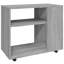  Table d'appoint en bois d'ingénierie 27,6 po x 13,8 po x 21,7 po Sonoma gris