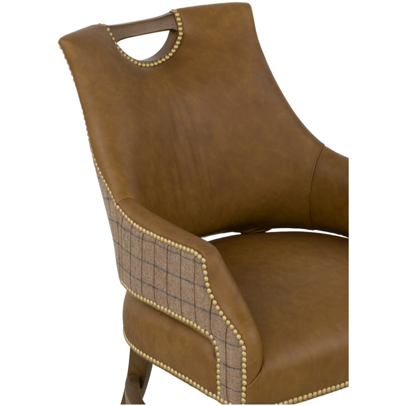 Leather Armchair, Mica, Small Aged Bronze, 1130 Pottery