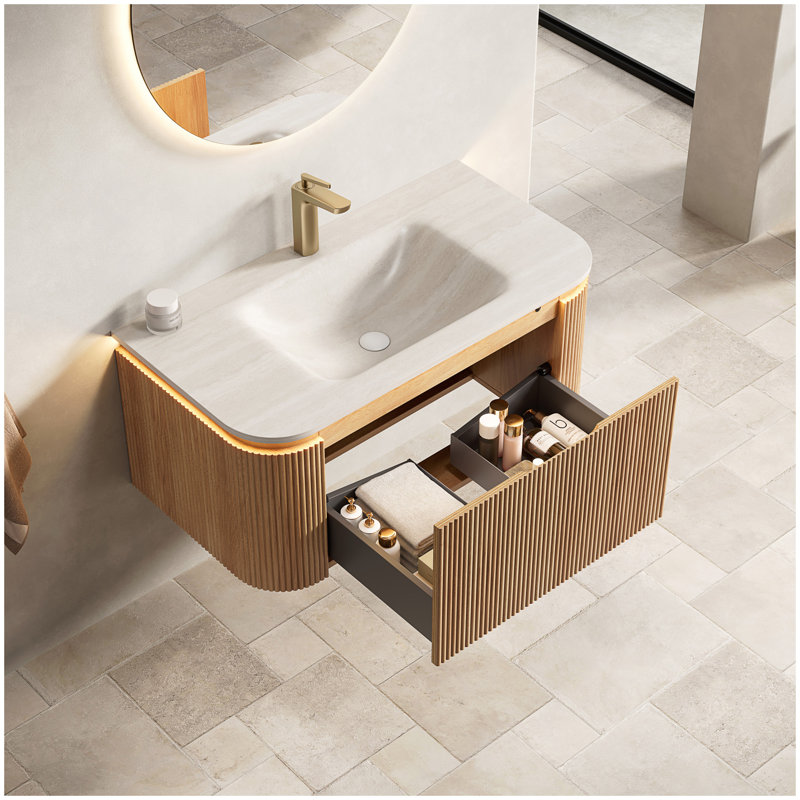 Meuble-lavabo et lavabo de salle de bain Dien, 36"