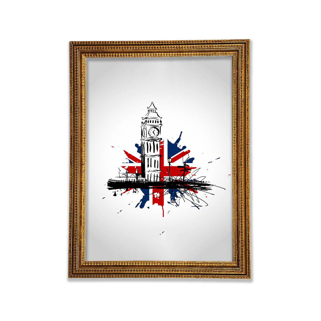 Union Jack Splash - Druck