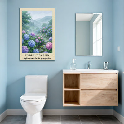 Landscape  Nature Hydrangea Rain Soft Storms Color Quiet Garden