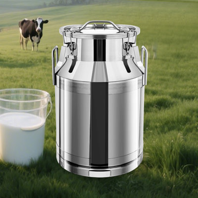 Daniel-James 30L Stainless Steel Food Storage Container Milk Bucket