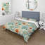 Ensemble de housse de couette Vintage Blue Minimalisme-1658453710