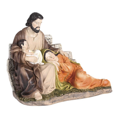 Nativity 6H Colorful Mary Resting