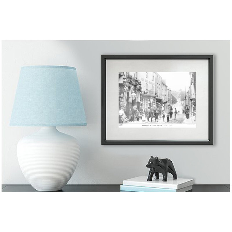 Shepton Mallet, Town Street 1899 - Single Picture Frame Print, 28cm H x 36cm W x 2.3cm D