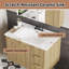 Ensemble de meuble-lavabo moderne avec lavabo Mid-Century-231672148-231672150