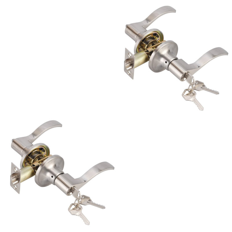 Gray Keyed (Entry) Door Lever