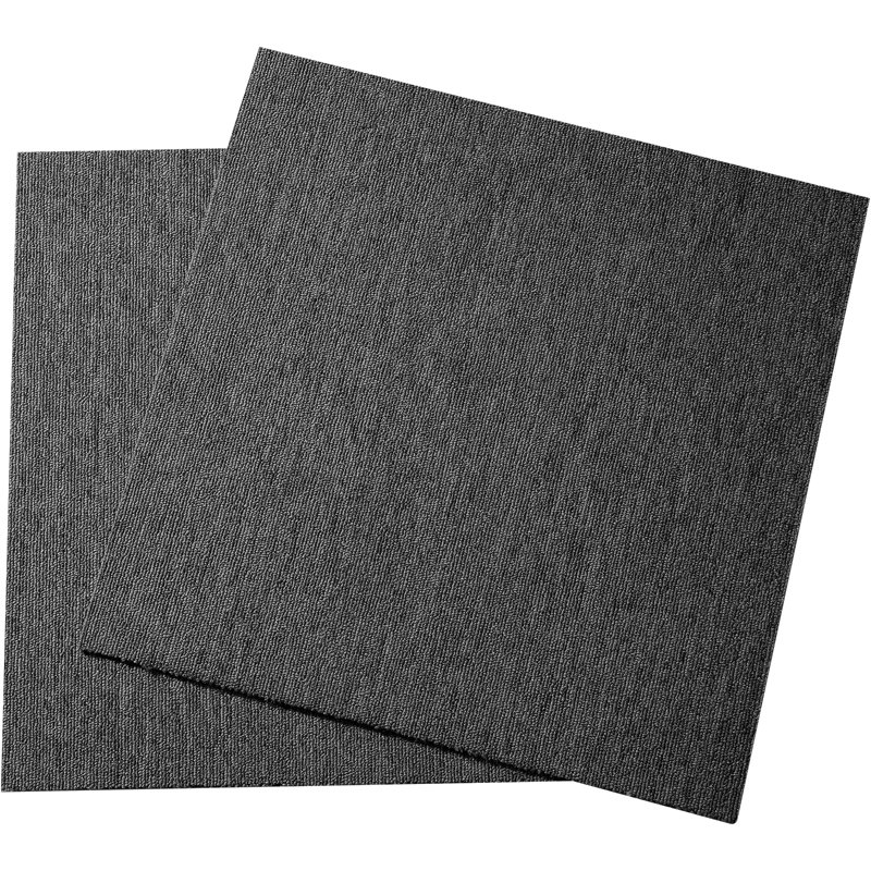 20'' W x 20'' L Textured Cut And Loop Polypropylene Plastic Carpet Tile