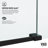 Elan 56-60" W x 66" H Sliding Frameless Tub Door with 3/8" Laminated Glass-98714582