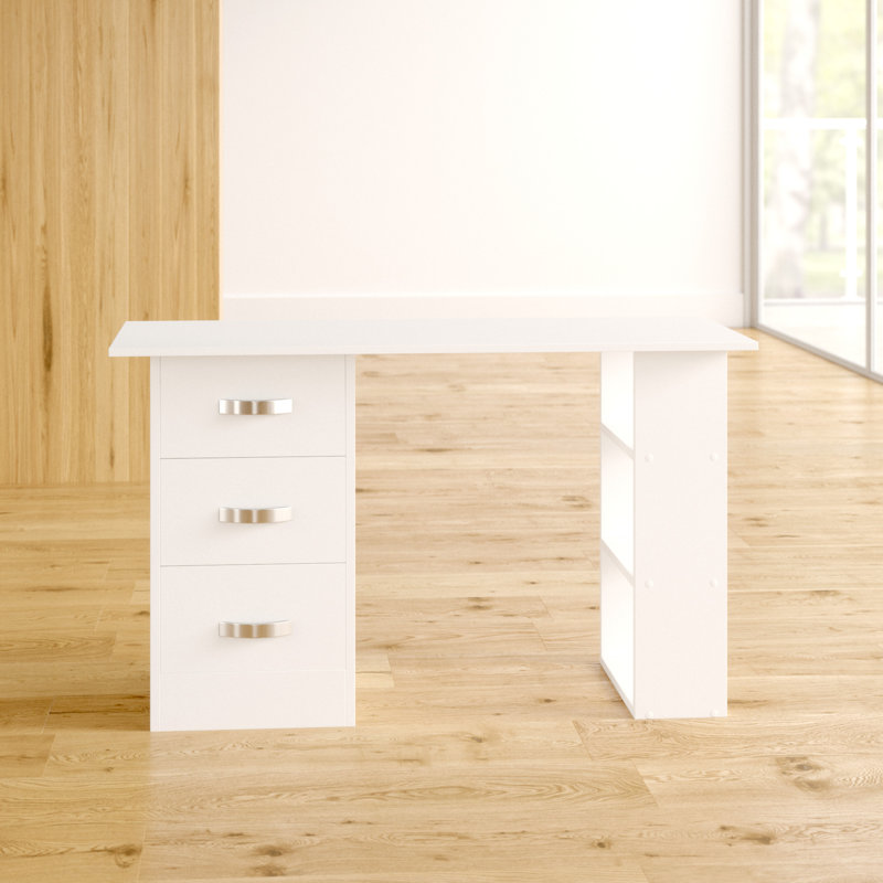 Muskoka Solid Wood Base Computer Desk, White