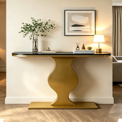 Modern Minimalist Entryway Console Table
