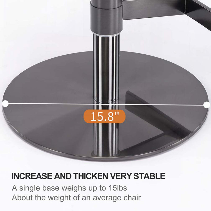 Tabouret de bar pivotant à 360 °, Gris
