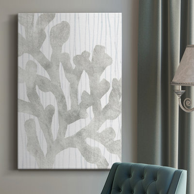 Toile tendue avec châssis Quiet Coral IV - prête à être accrochée