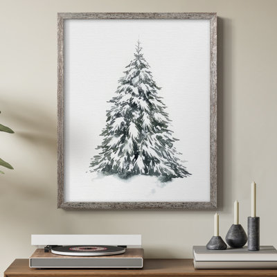 Blue Spruce II Framed Print - Solid Wood