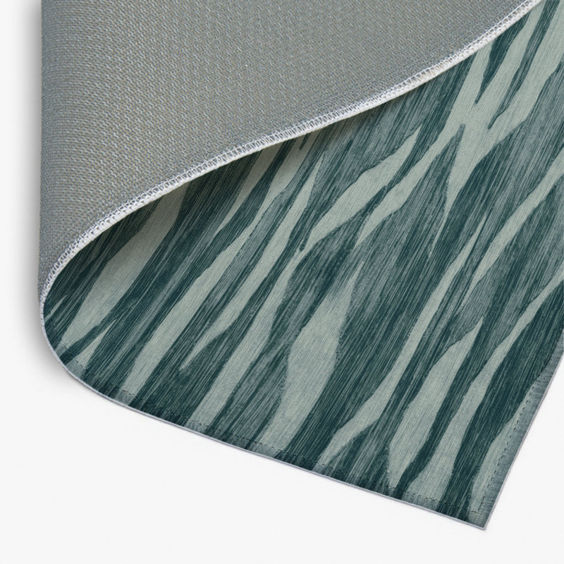 Tapis abstrait vert intérieur et extérieur Abstract