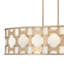Lustre linéaire 6 lumières Carter