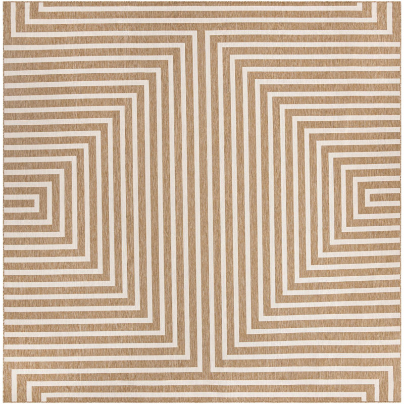 Tapis contemporain Nykeia, Carré 12 pi