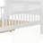 Twin Bed with Headboard Storage, 2 Under-Bed Drawers, and 3-Side Guardrails for Safety,White-1619181786