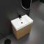 Meuble-lavabo simple de 30 po avec meuble-lavabo encastré moderne en chêne d'ingénierie avec unité de rangement-1770758576-1770758579