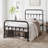 Classic Metal Platform Bed Iron Open-Frame Bed with High Headboard and Footboard-1832431510-1816487951